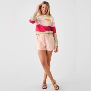 Faherty |‎ Cord Short Peach Whip Women’s Sz XXL